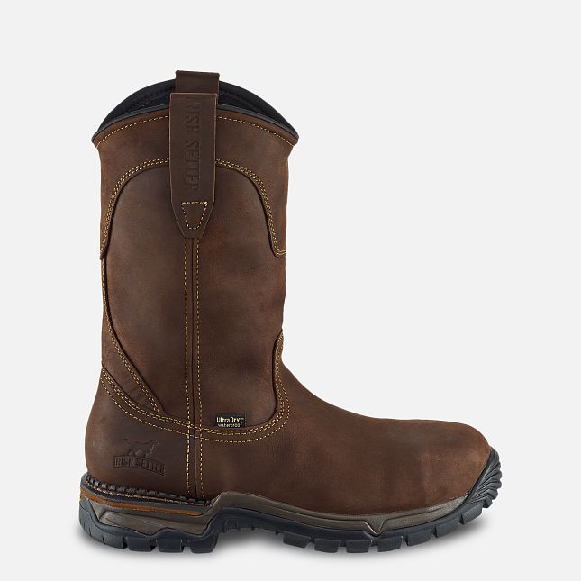 Two-Harbors 11" Safety Toe Pull-On Work Boot