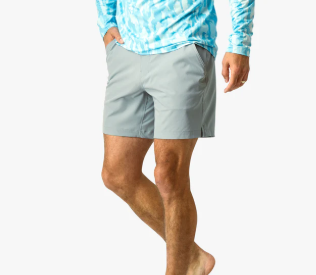 7" Everyday Stretch Shorts - Harbor Gray