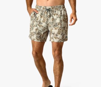 Strike Swim Shorts - Sand Grouper Camo