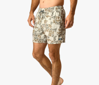 Strike Swim Shorts - Sand Grouper Camo