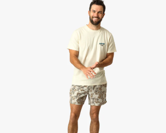 Strike Swim Shorts - Sand Grouper Camo