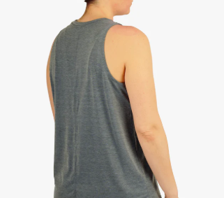 Women's Ocean Bound Performance Tank - Charcoal Heather