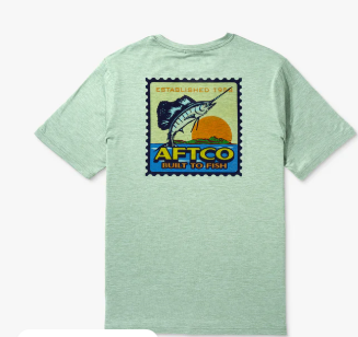 Greetings SS Sun Protection Shirt - Bay Leaf Heather