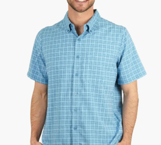 Dorsal SS Button Down Shirt - Air Force Blue