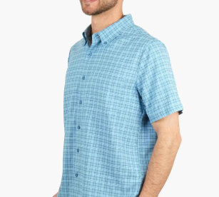 Dorsal SS Button Down Shirt - Air Force Blue