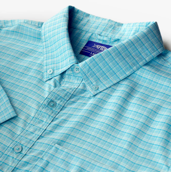 Dorsal SS Button Down Shirt - Air Force Blue