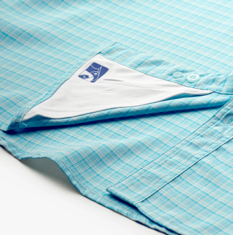 Dorsal SS Button Down Shirt - Air Force Blue
