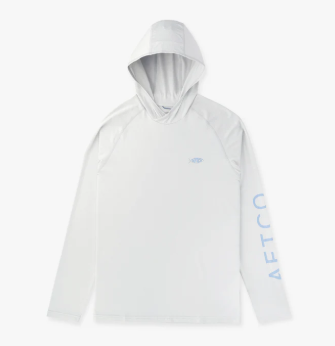 Samurai Sun Protection Hoodie Shirt - Oyster Gray Heather