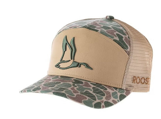 Panel 3D Puff Duck Logo - Camo