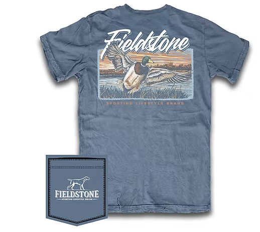 SS Denim Morning Flight Tee - Denim