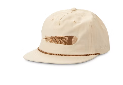 Roost Turkey Feather Rope Hat - Khaki