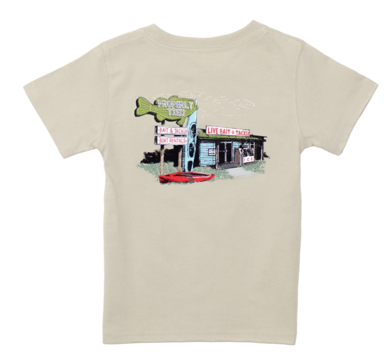 Boys Bait Shop SS Linen