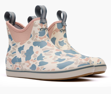 Women's Ankle Deck Boot - Duck Camo