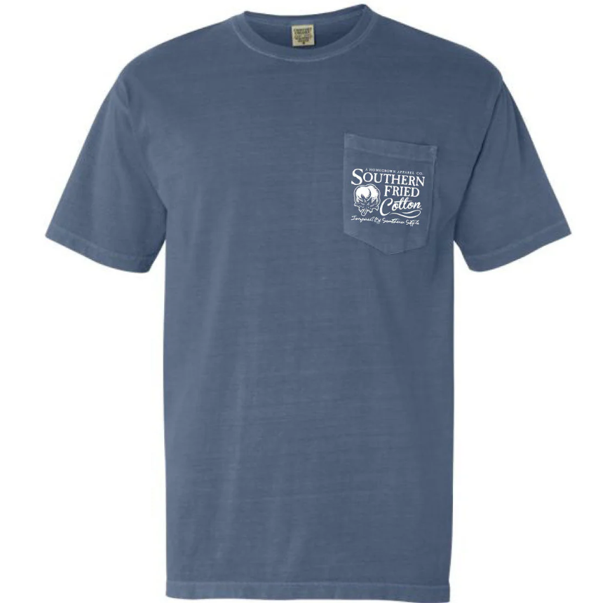 Woody SS Tee - Blue Jean