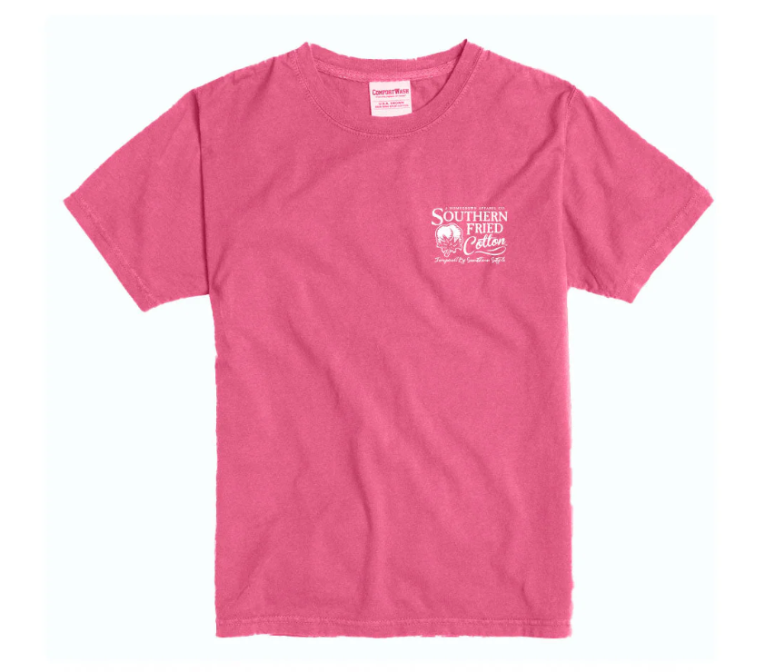 Youth Magnolia Cross SS Tee - Crunchberry