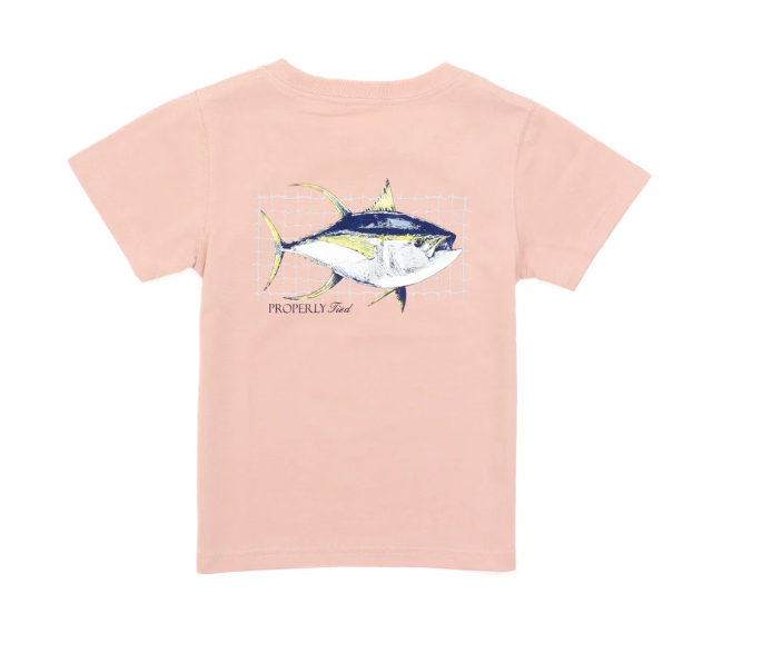 Boys Tuna SS Peach
