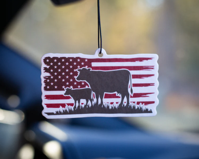 USA Cow Air freshener - Leather