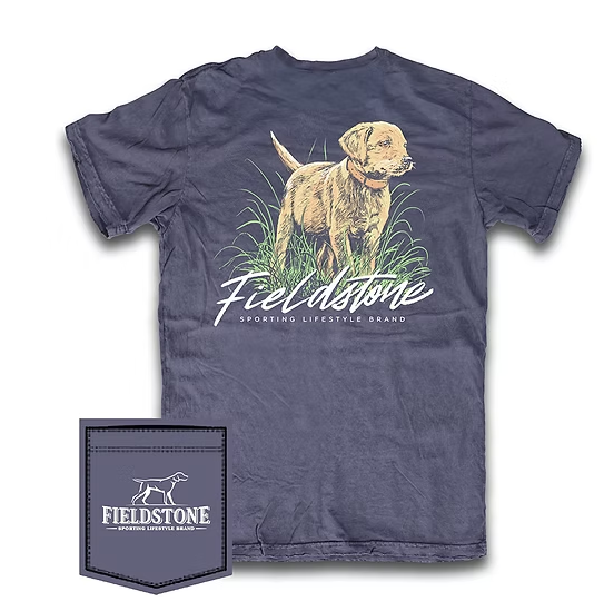 Golden Pup SS Tee - Navy