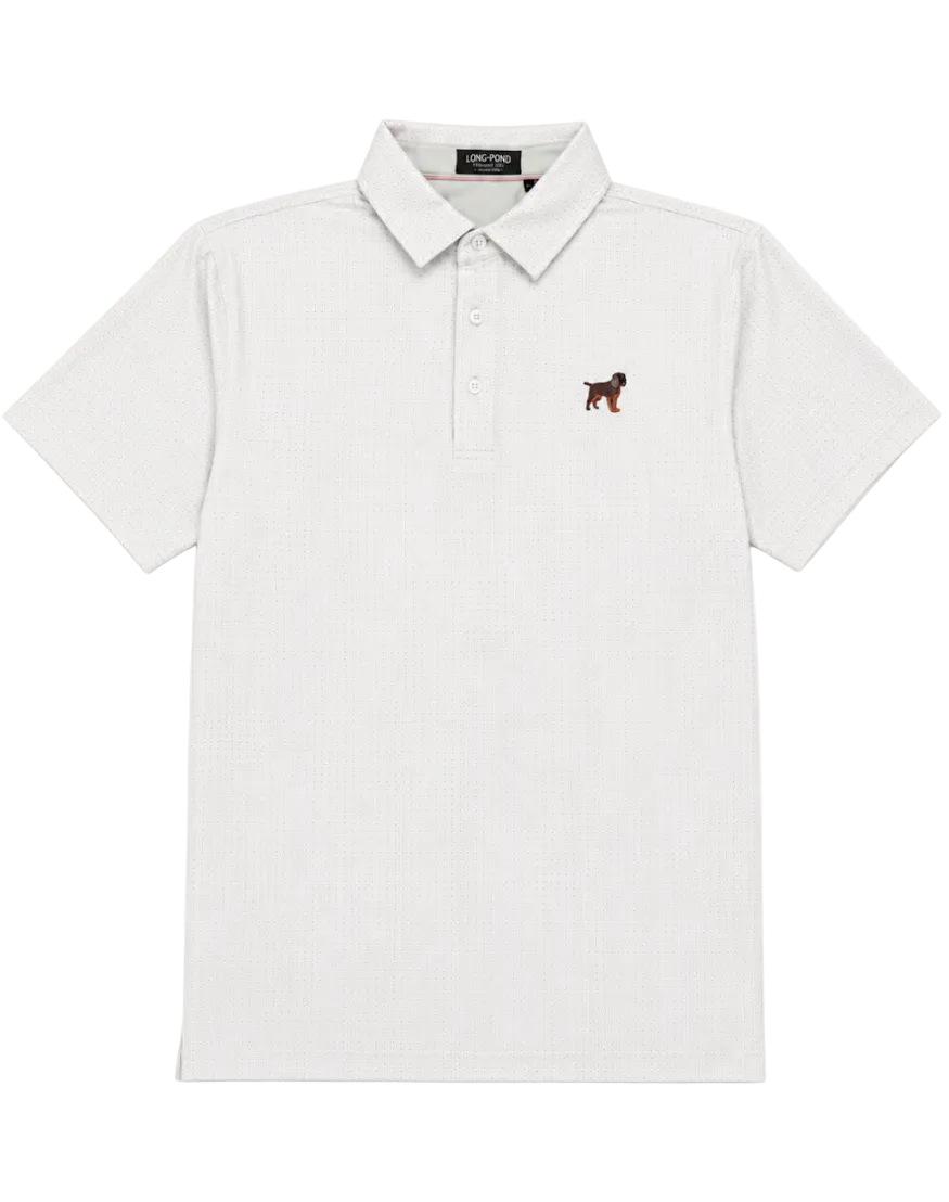 LP Boykin Polo - White/Sage/Pink