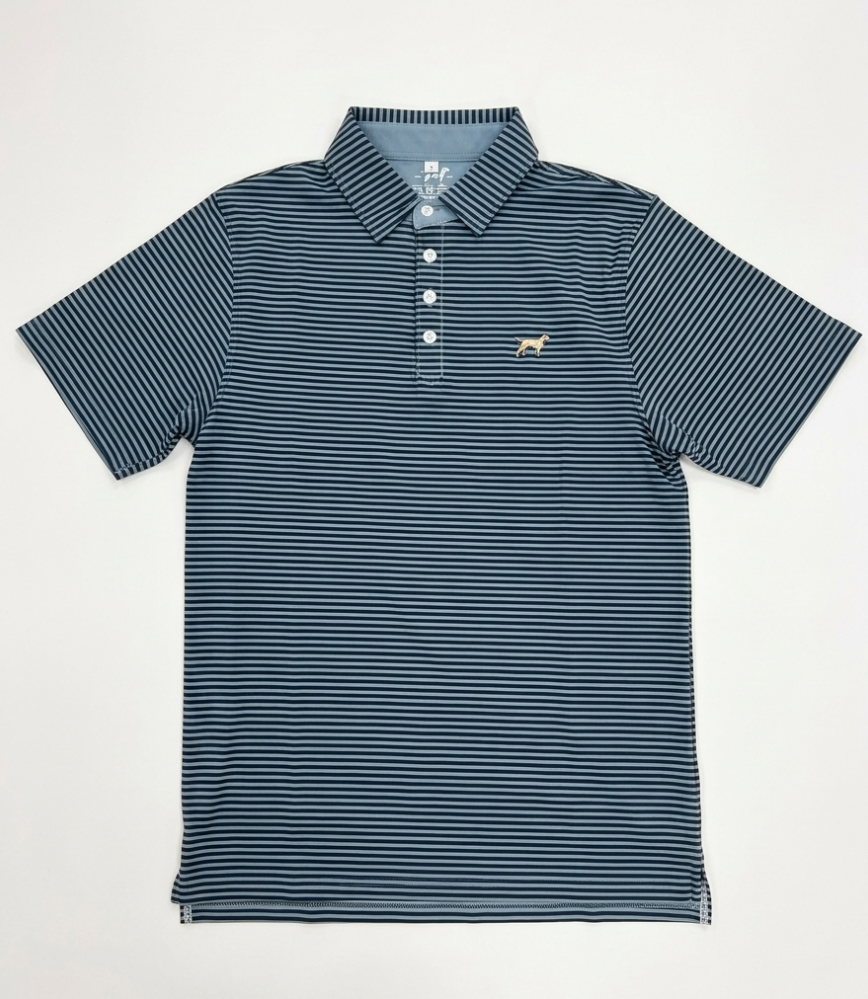 Fieldstone Signature Polo - Navy/Slate