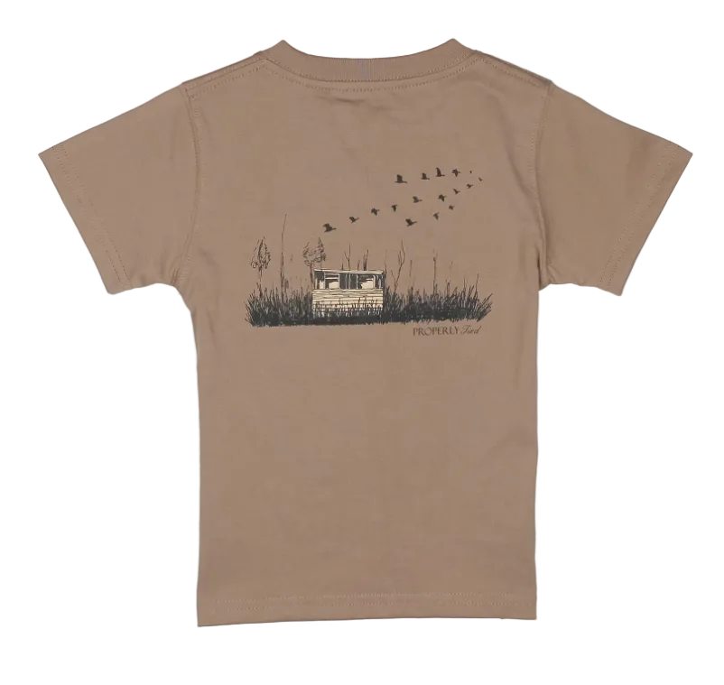 Duck Blind SS Tee - Walnut