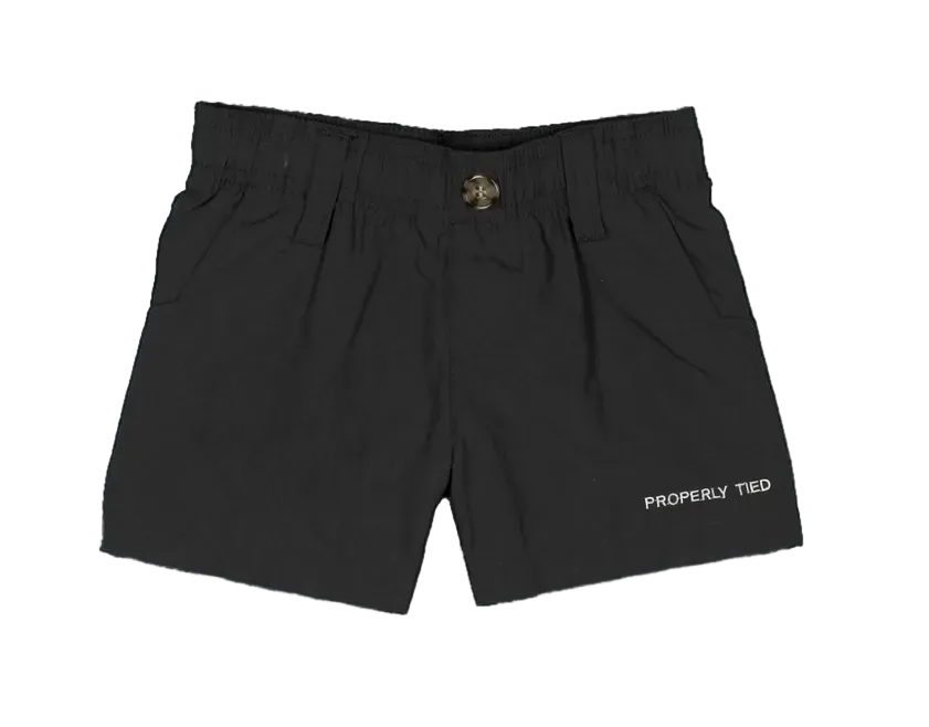 Boys Mallard Short - Charcoal