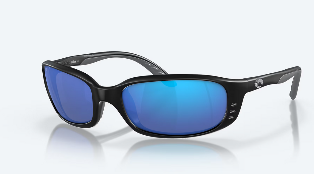 Brine Matte Black w/ Blue Mirror