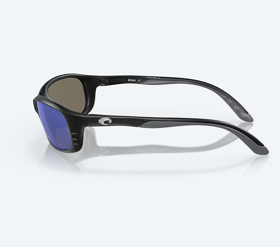 Brine Matte Black w/ Blue Mirror