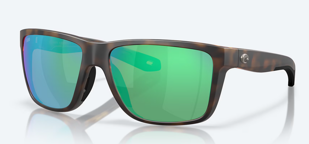 Broadbill II Matte Tortoise w/ Green Mirror