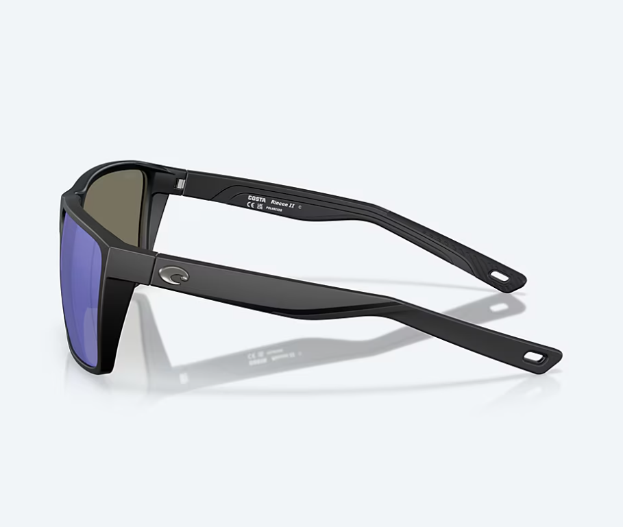 Rincon II Matte Black w/ Blue Mirror
