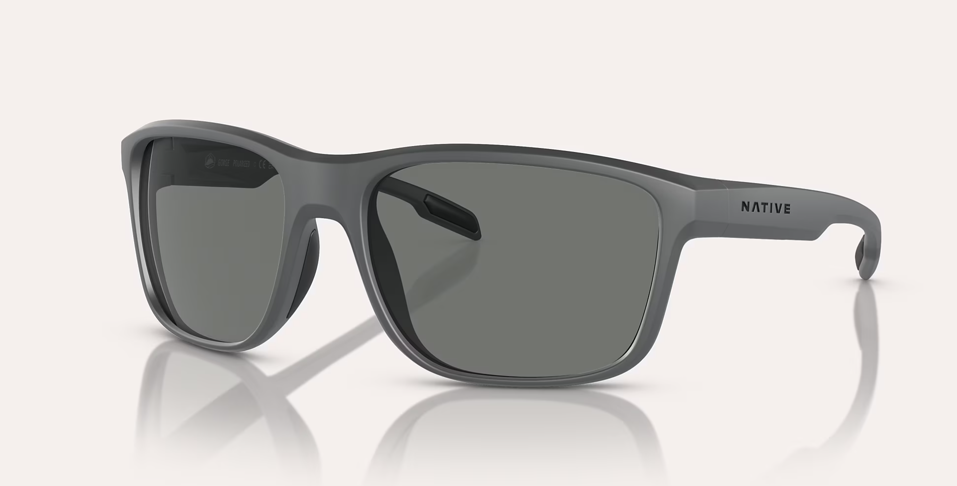 Gorge Matte Grey w/ Grey Polarized