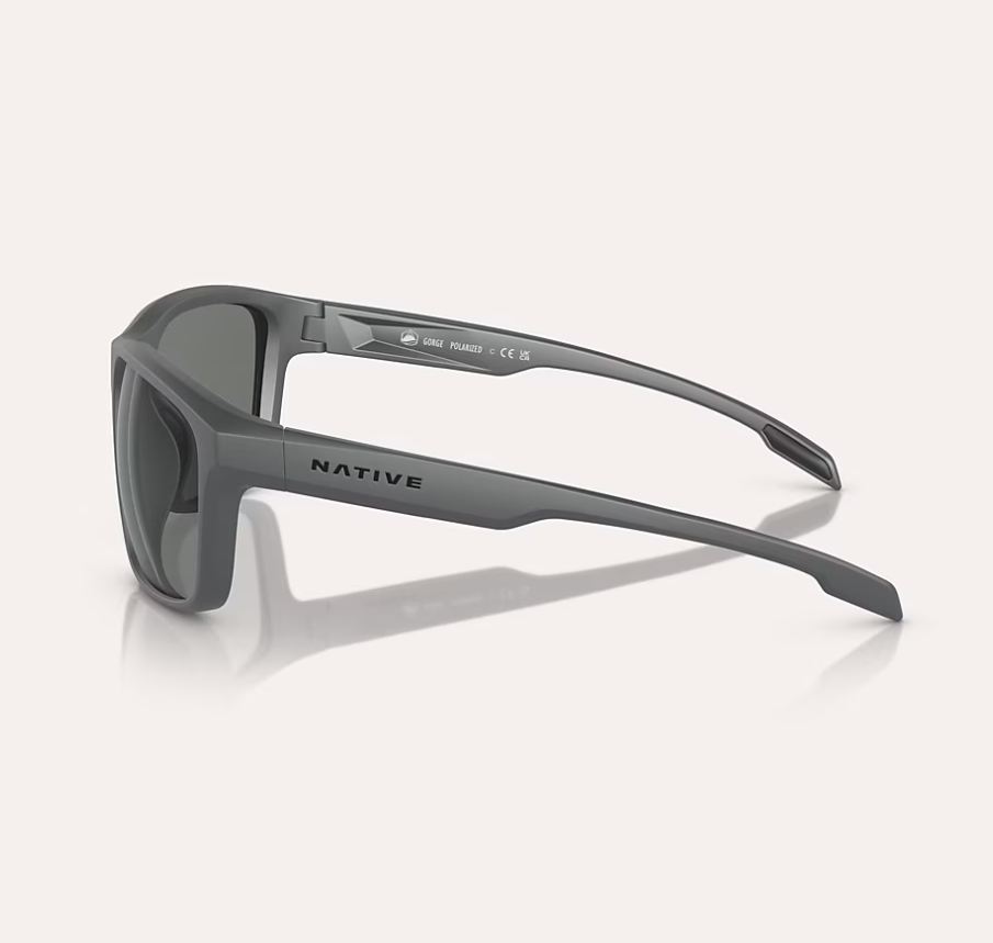Gorge Matte Grey w/ Grey Polarized