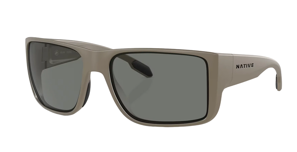 Badlands Matte Desert Tan w/ Grey Polarized