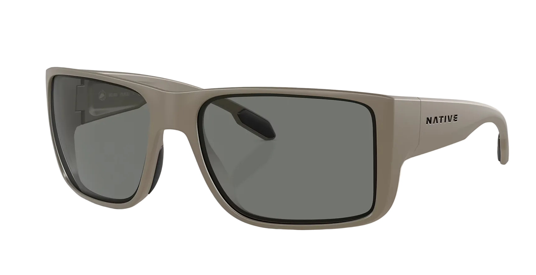 Badlands Matte Desert Tan w/ Grey Polarized