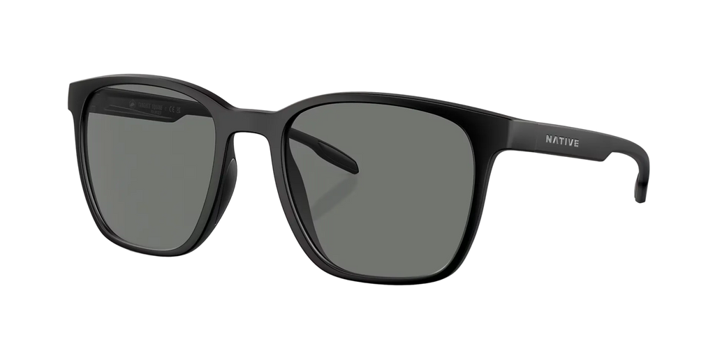 Targhee Square Matte Black w/ Grey Polarized