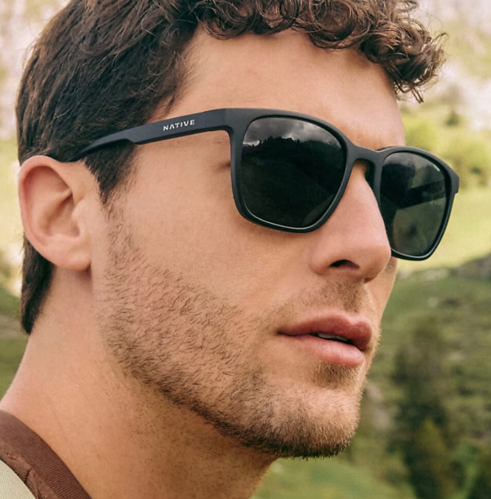 Targhee Square Matte Black w/ Grey Polarized