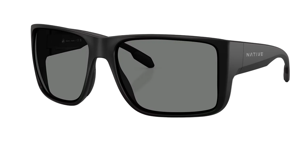 Badlands XL Matte Black w/ Grey Polarized