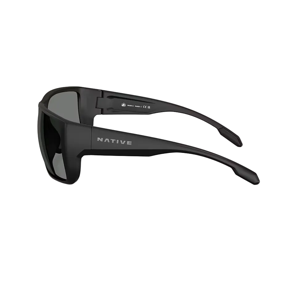 Badlands XL Matte Black w/ Grey Polarized