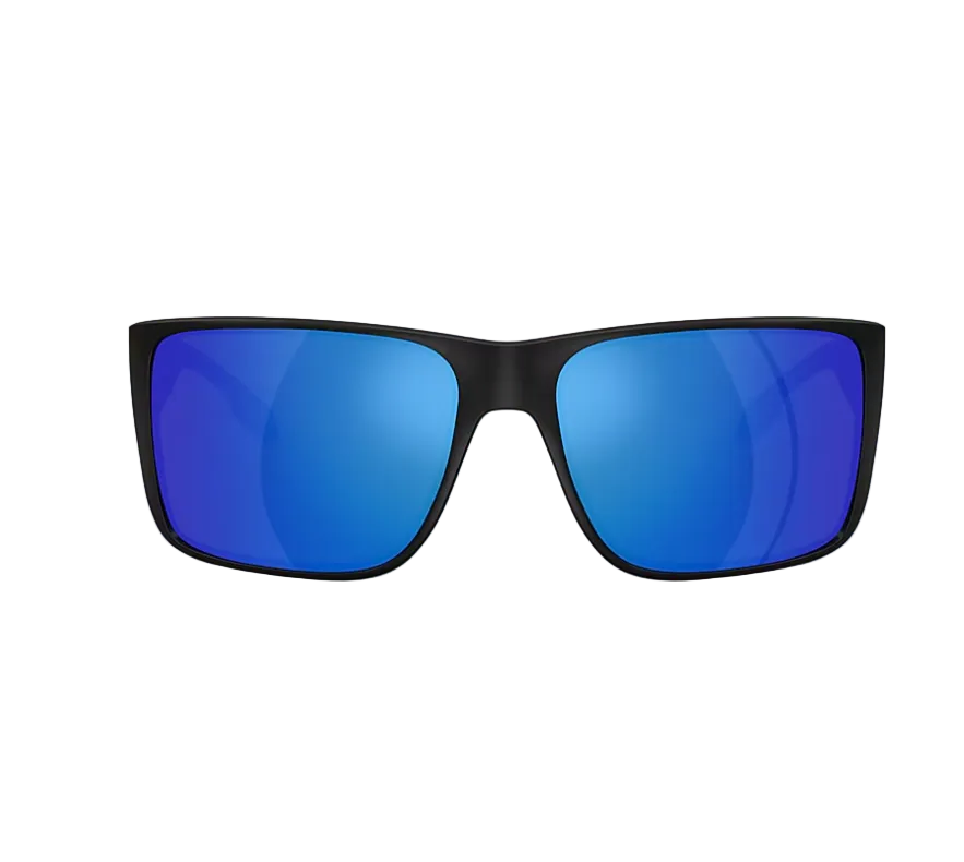 Badlands XL Matte Black w/ Blue Reflex Polarized