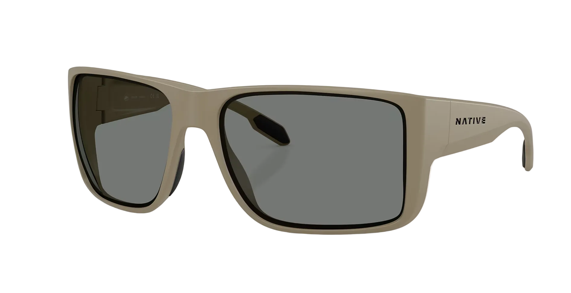 Badlands XL Matte Desert Tan w/ Grey Polarized