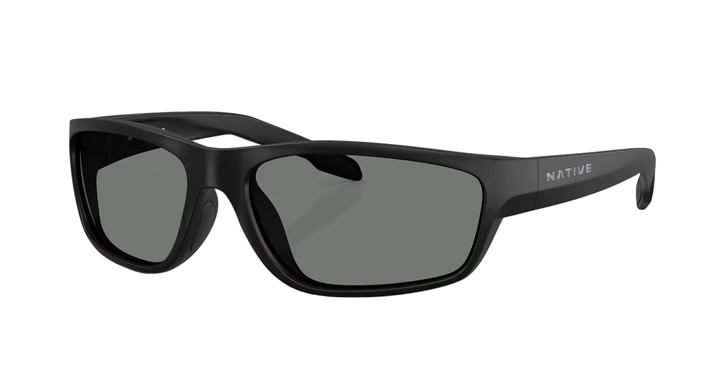 Craggy Matte Black w/ Grey Polarized