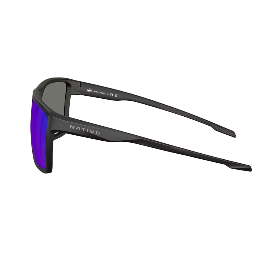 Tavern XL Matte Black w/ Blue Reflex Polarized