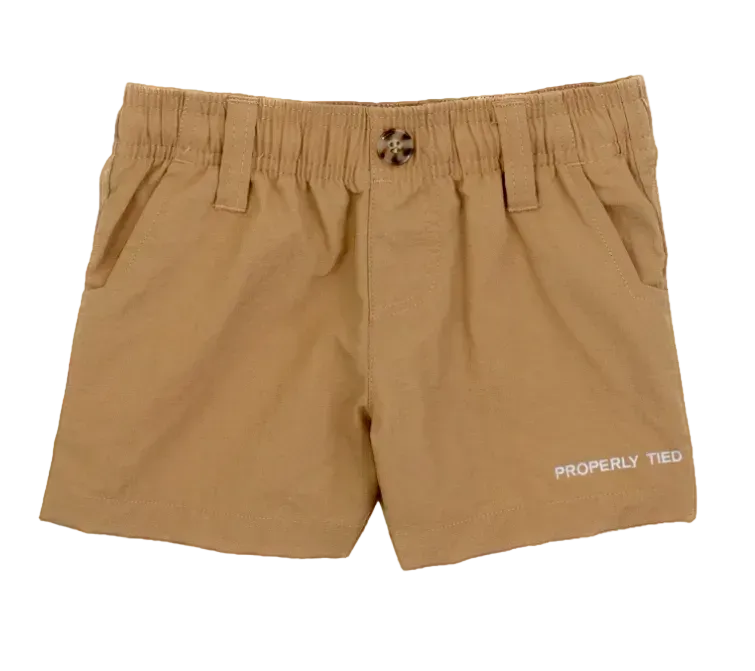 Boys Mallard Short - Camel