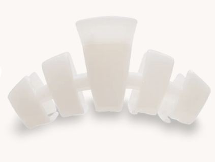 Classic Coconut White Tiny Claw Clip