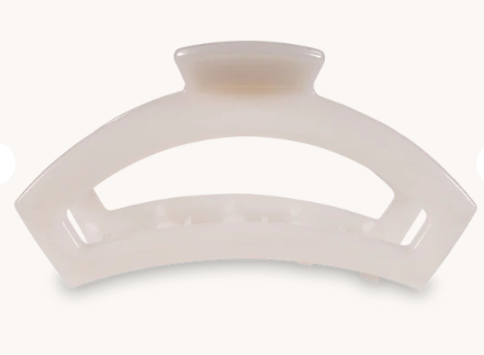 Open Coconut White Large Claw Hair Clip