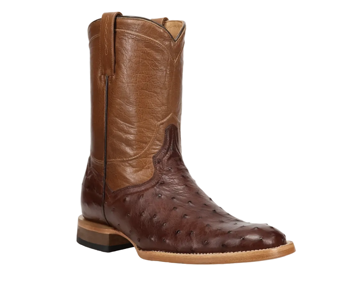 Ardor Full Quill Ostrich Boot - Brass