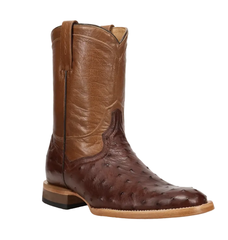 Ardor Full Quill Ostrich Boot - Brass