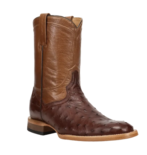 Ardor Full Quill Ostrich Boot - Brass