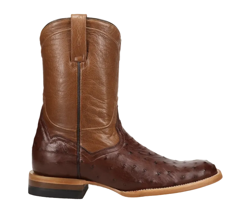 Ardor Full Quill Ostrich Boot - Brass