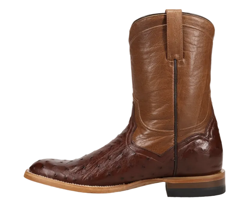 Ardor Full Quill Ostrich Boot - Brass